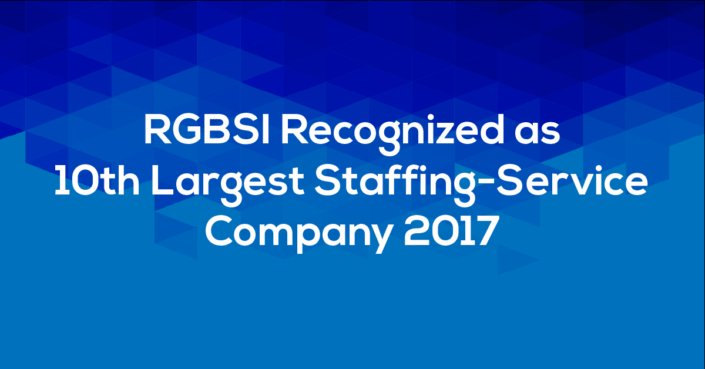RGBSI 10th Largest Staffing Company for Social RGBSI 10th Largest Staffing Company for Social