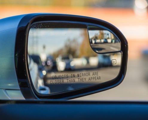 Sleek and Functional Mirror Design